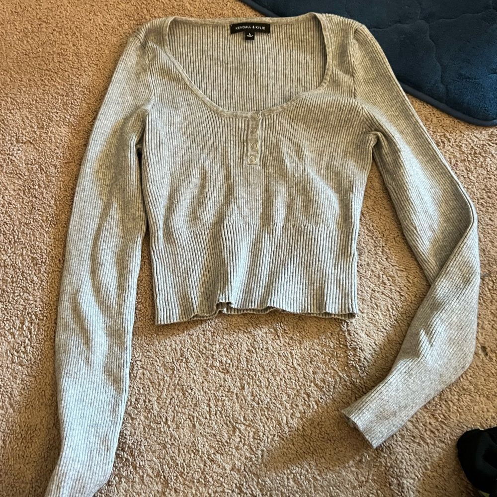 Kendall & Kyle Large Ribbed Blouse - image 1